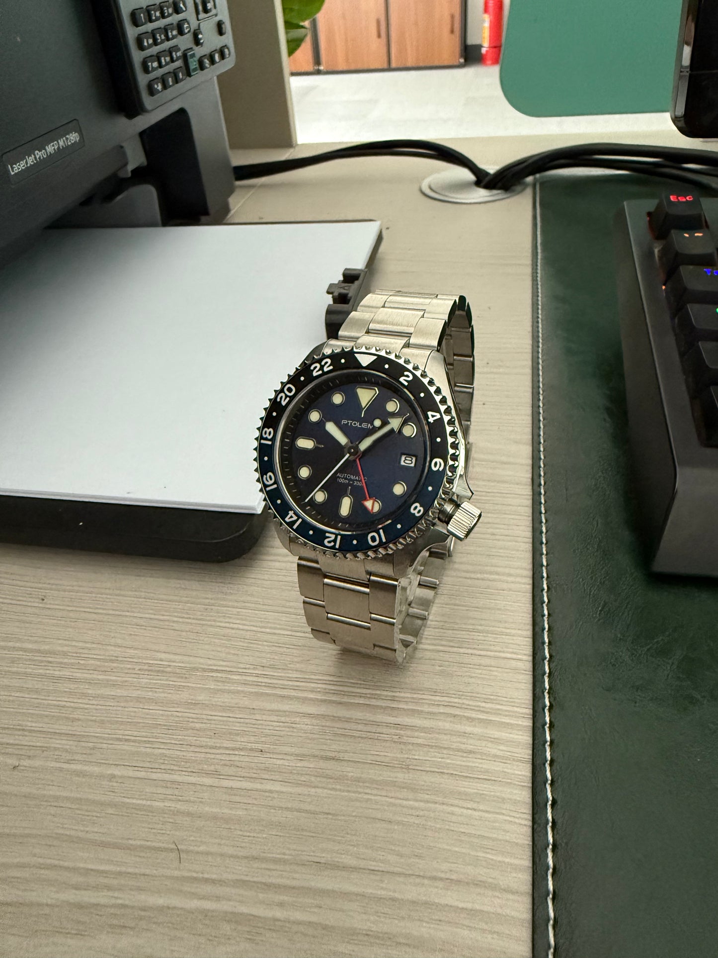 PTOLEMY 44.8mm NH34 Automatic Dive Watch