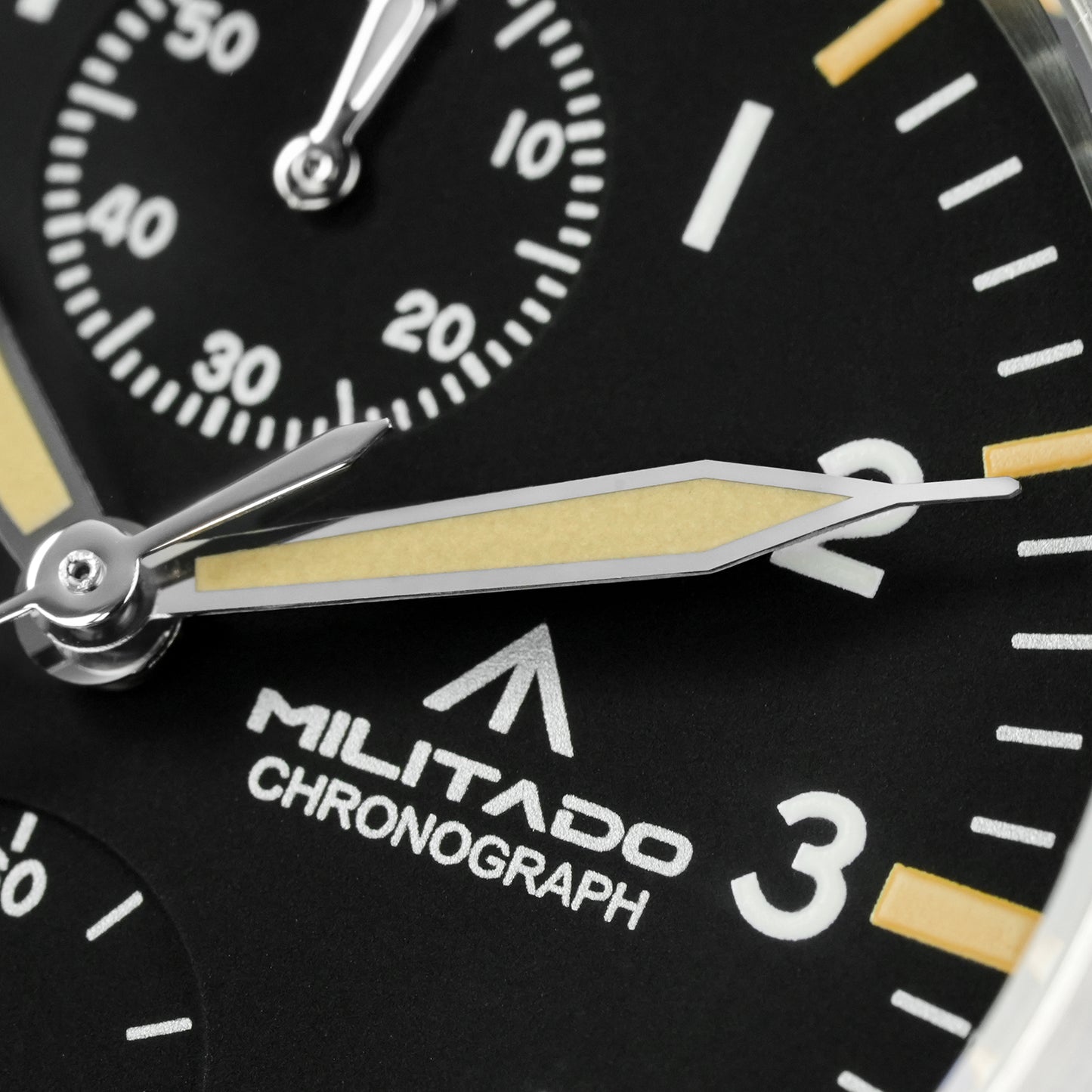 ★New Arrival★ Militado Retro 39mm Chronograph Watch Ml1868-3