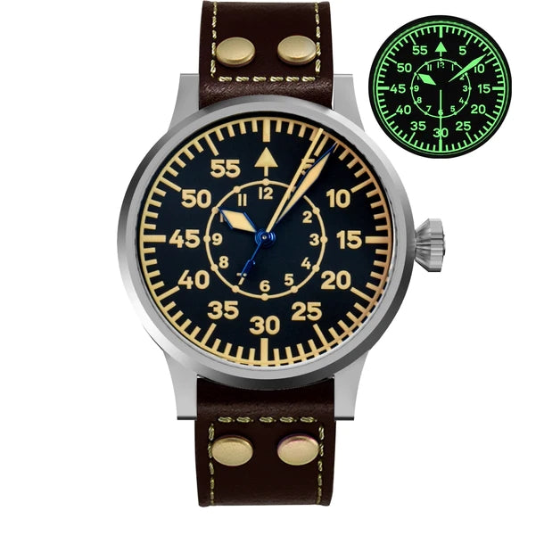 Hruodland 42mm Flieger Big Pilot Watch F013