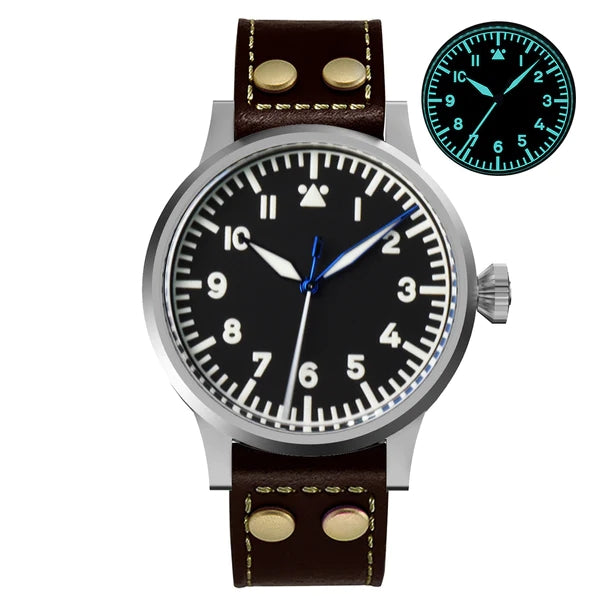 Hruodland 42mm Flieger Big Pilot Watch F013