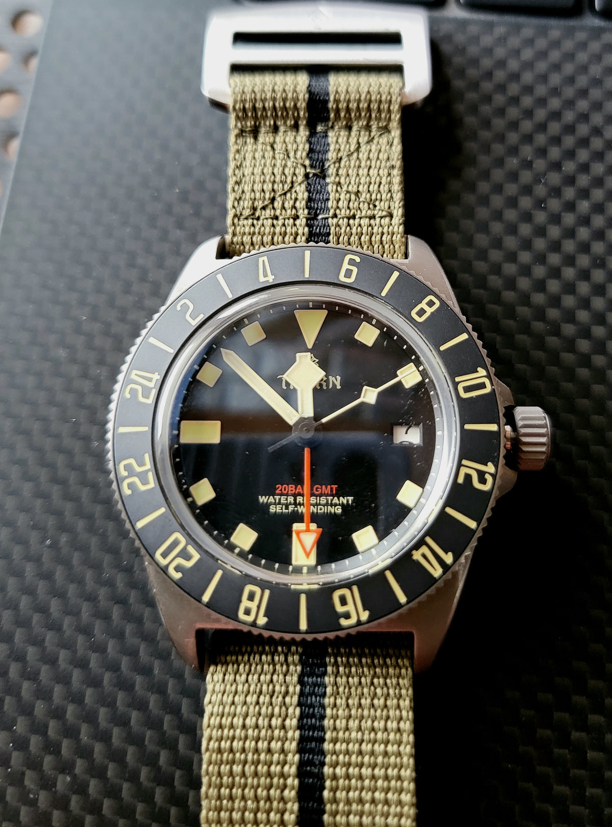 ★US Pre-Owned★ Thorn T020 GMT (Movement & Hand Issues)