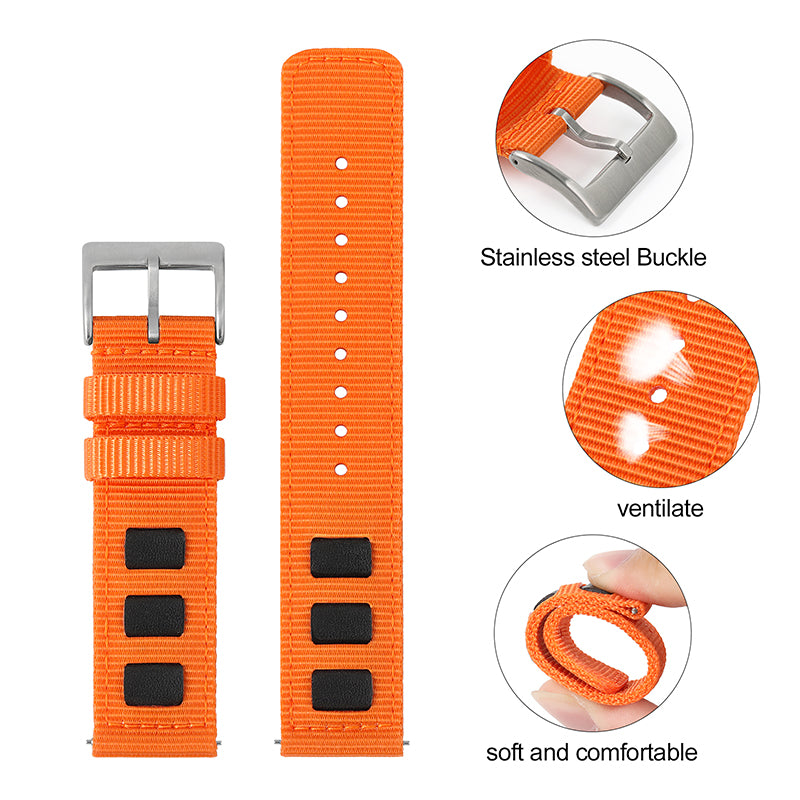 Fast release fashion nylon fabric strap