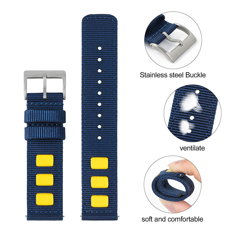 Fast release fashion nylon fabric strap