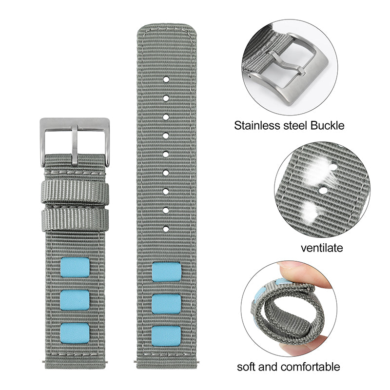 Fast release fashion nylon fabric strap
