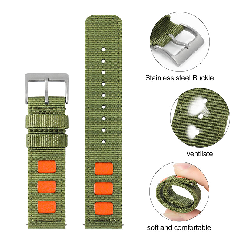Fast release fashion nylon fabric strap