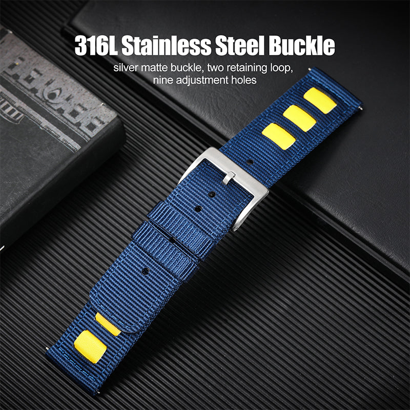 Fast release fashion nylon fabric strap