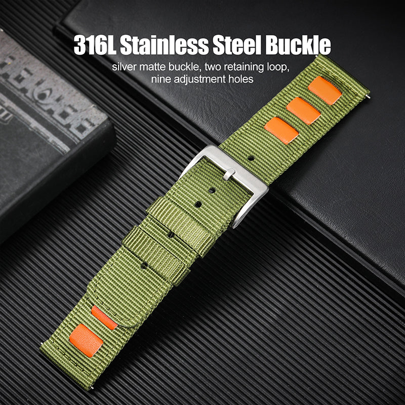 Fast release fashion nylon fabric strap