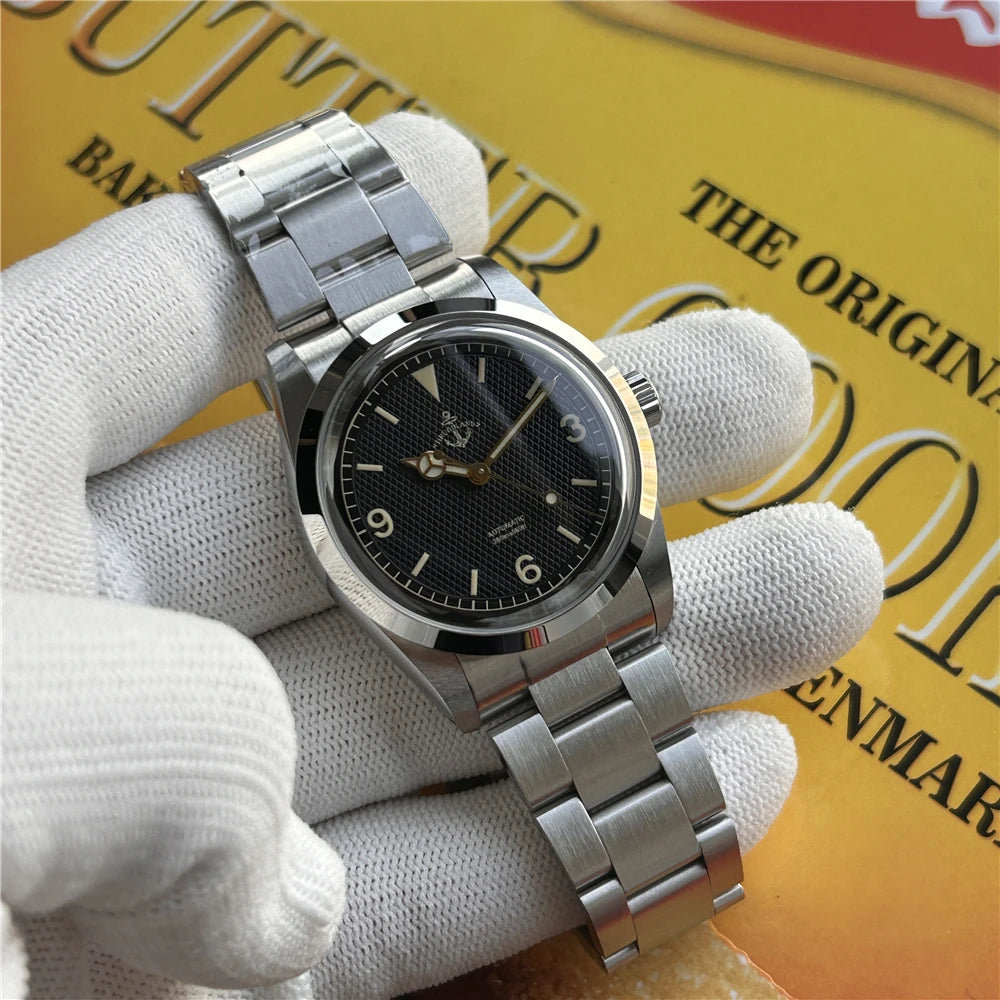 Hruodland 36mm NH38 Vintage Men Watch F029