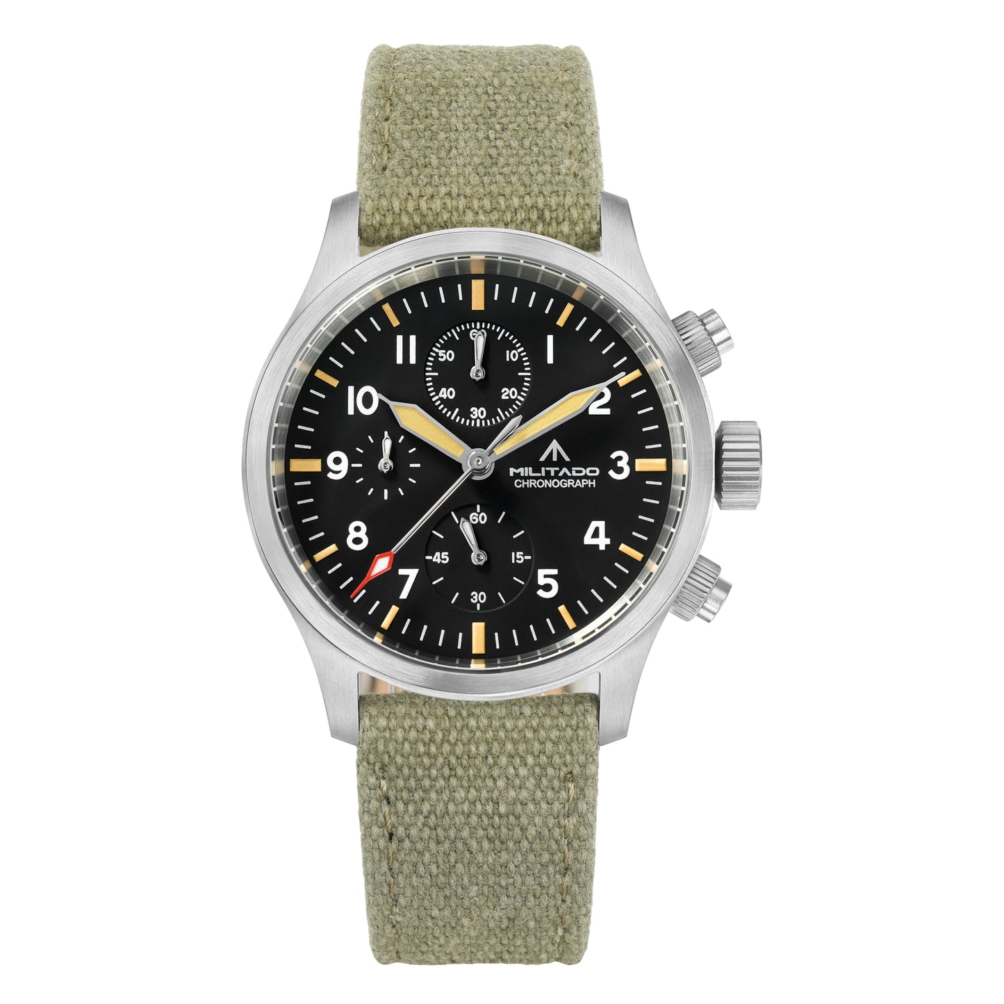 ★New Arrival★ Militado Retro 39mm Chronograph Watch Ml1868-3