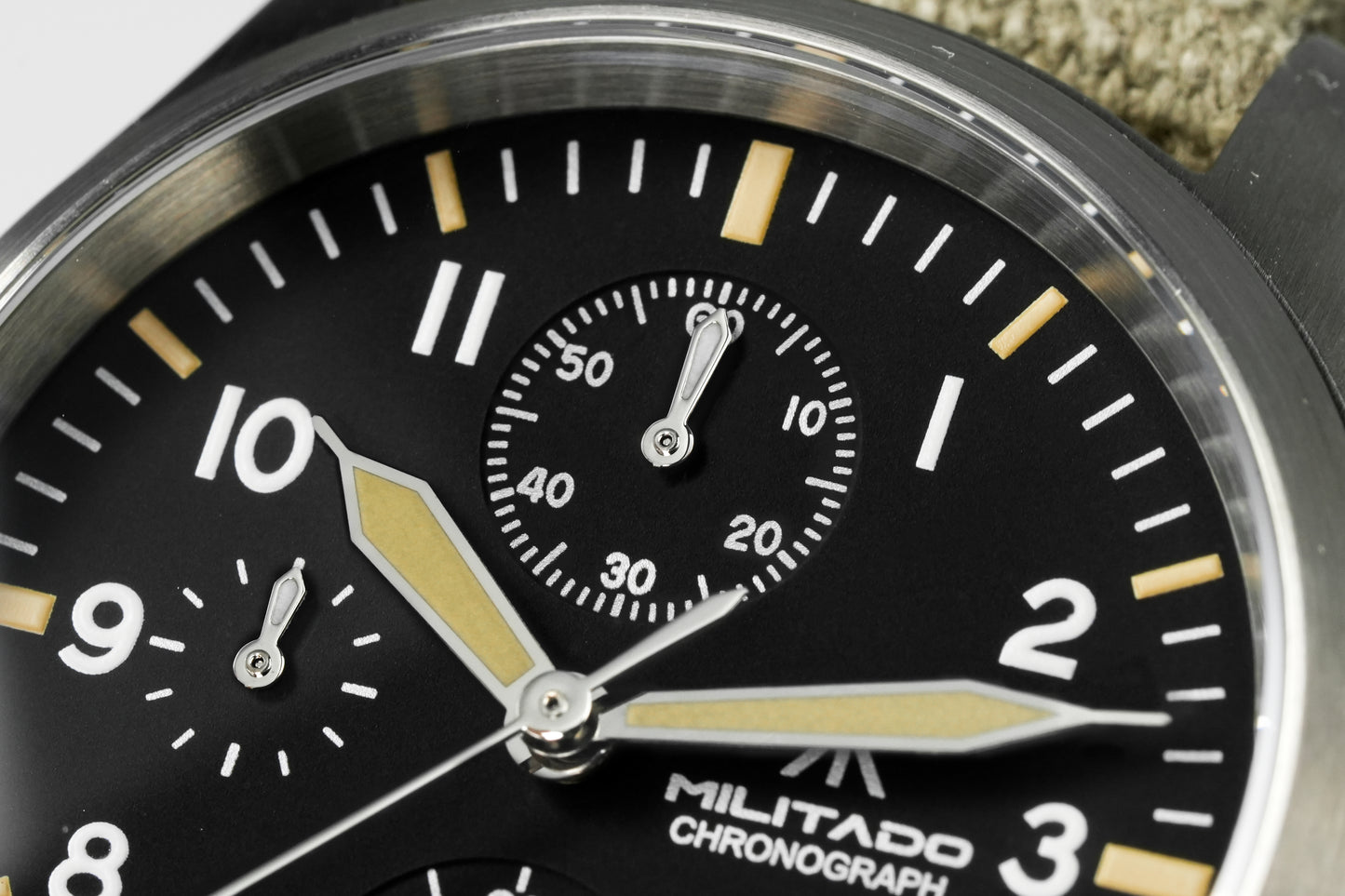 ★New Arrival★ Militado Retro 39mm Chronograph Watch Ml1868-3