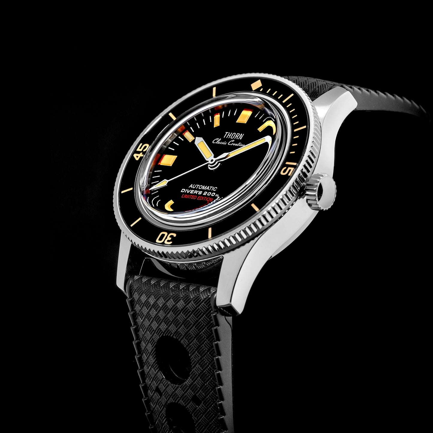 Thorn 38MM 50 Fathoms Sbarakuda PT5000 Dive Watch T006