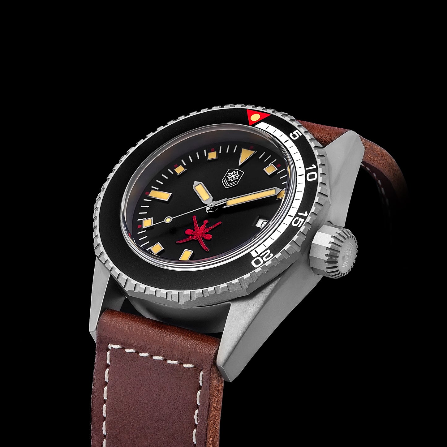 THORN T019 titanium automatic dive watch front view
