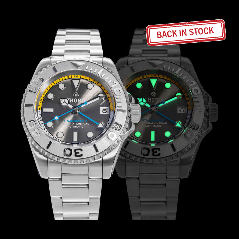 THORN Titanium GMT Dive Watch NH34A | 300m Automatic – Thorn Watch THORN Titanium GMT Dive Watch NH34A | 300m Automatic – Thorn Watch