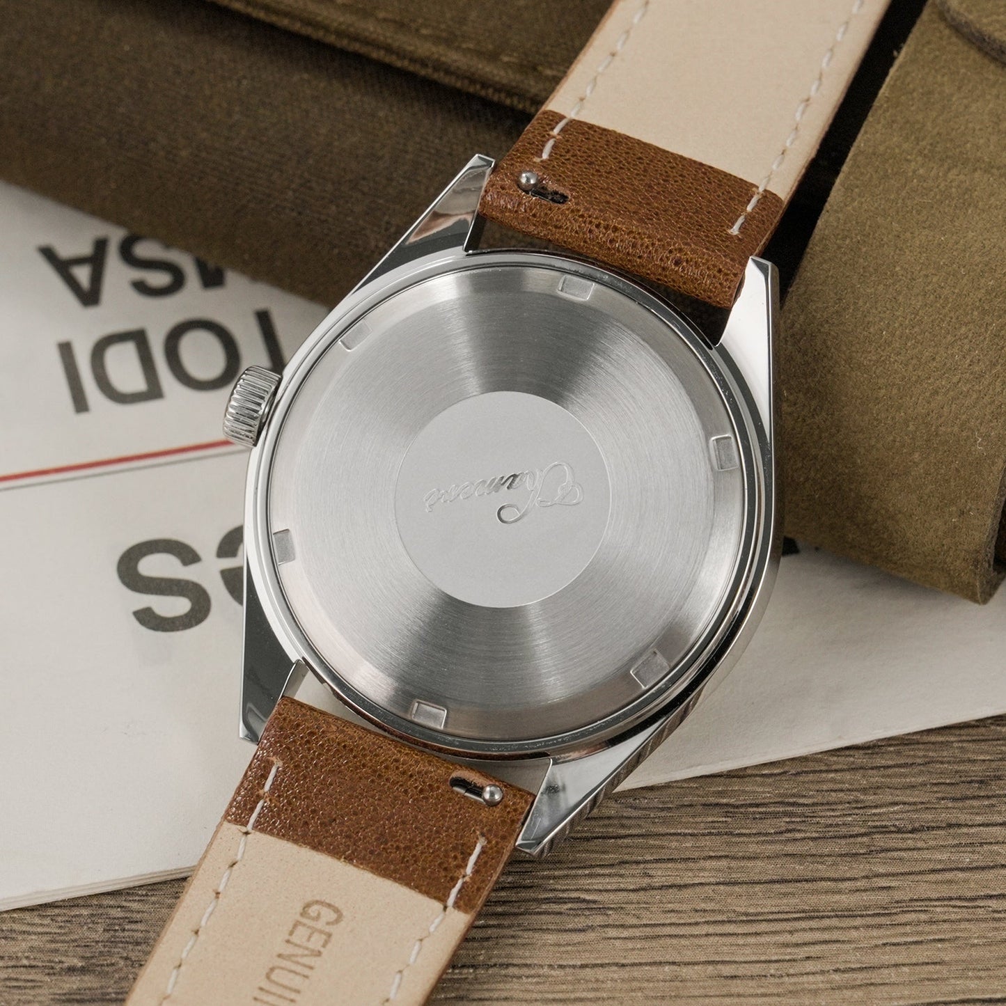 Chameri 40mm VH31 Quartz Sweep Second Watch GS05