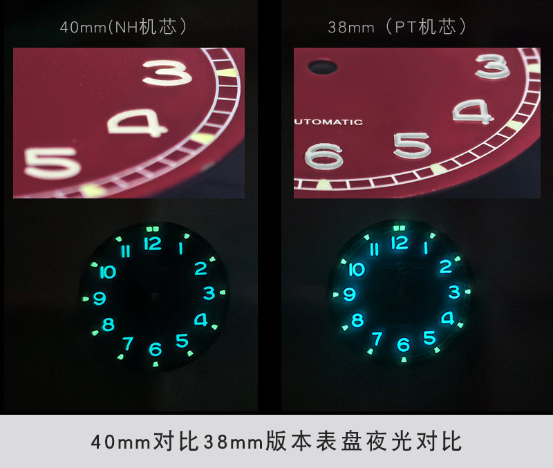 Octopus Kraken 38mm Coin Bezel Pilot Men Watch