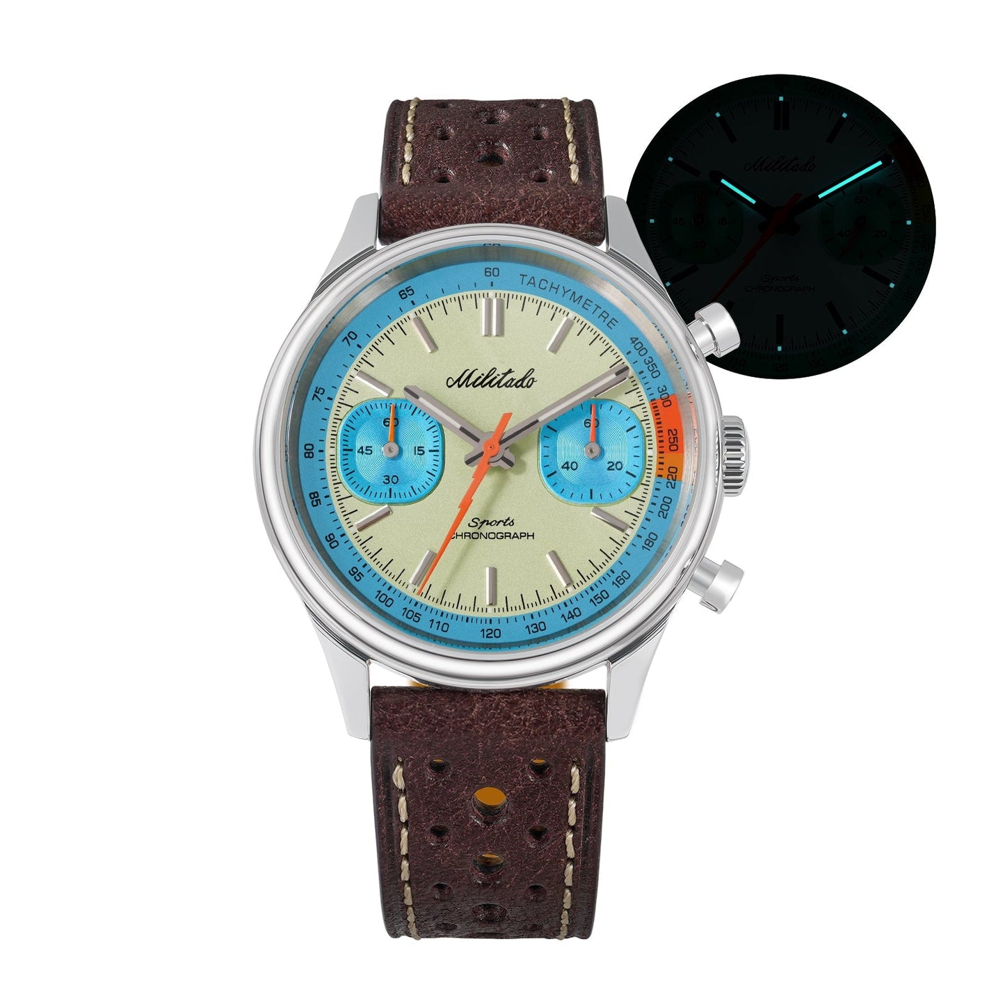 Militado Miyota 6S21 Chronograph Watch 40mm Men Watch ML23