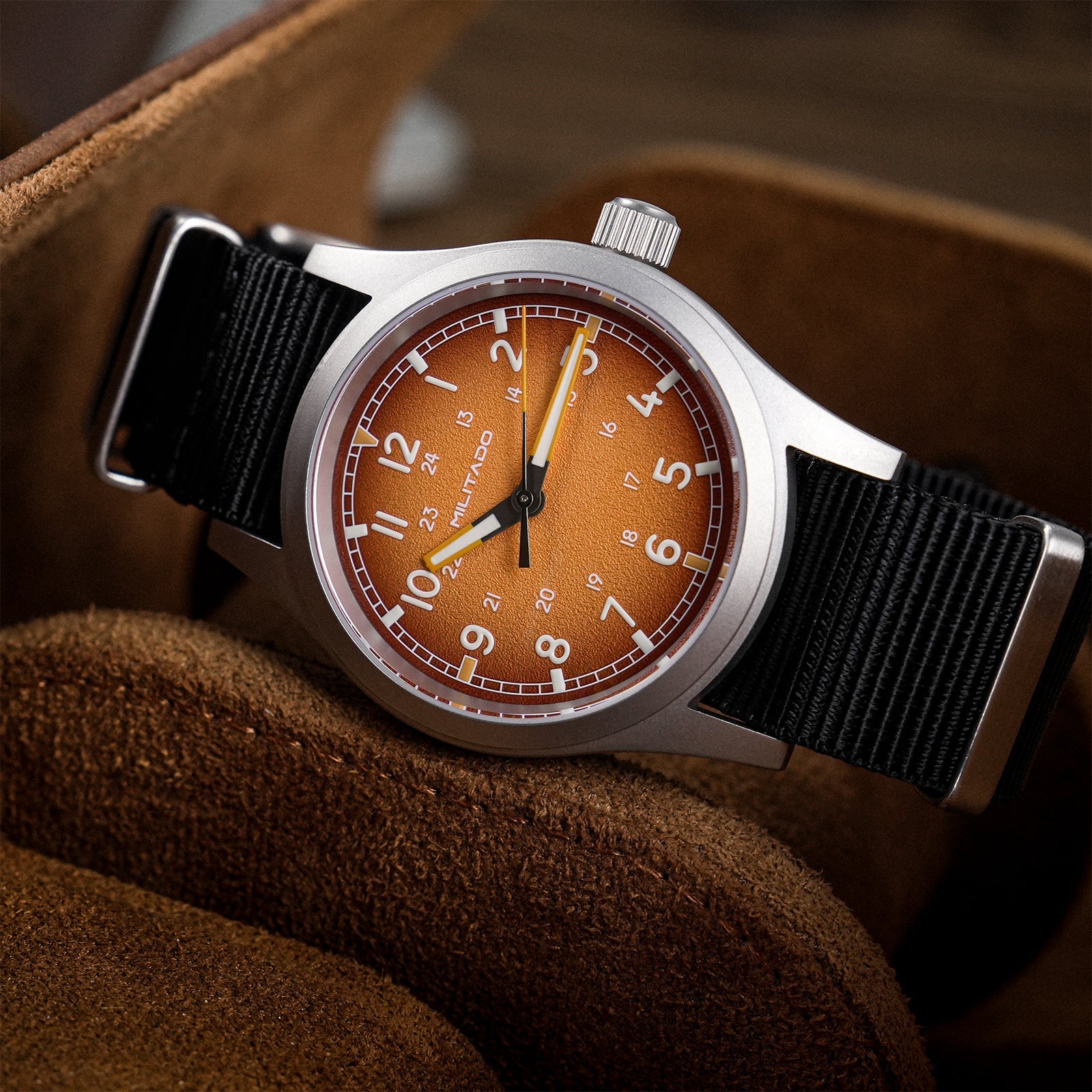 Military Watch Collection 腕時計　まとめ売り Militado 38mm Military Watch VH31 Sweeping Hand Movt Watch ML24