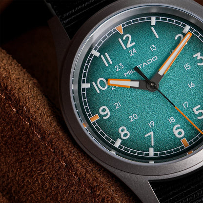 Militado 38mm Military Watch VH31 Sweeping Hand Movt Watch ML24