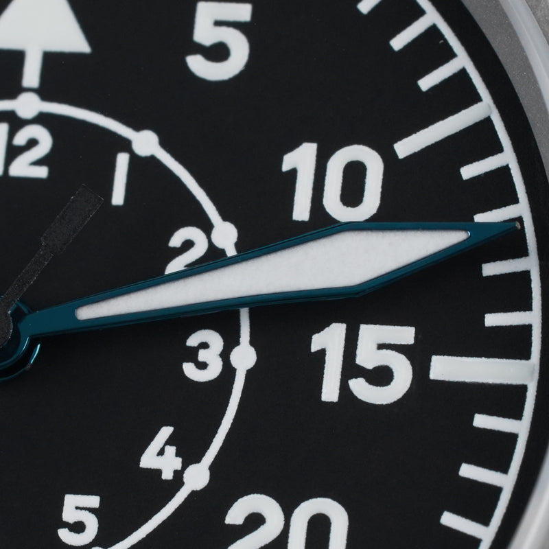 Militado 37mm Sapphire Crystal Retro Flieger Pilot Watch Ml10 V2