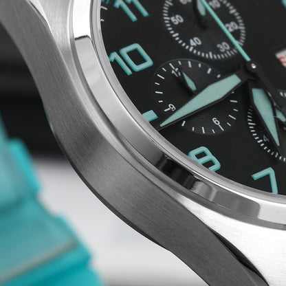 Militado 39mm Sapphire Crystal Pilot Field Chronograph Watch