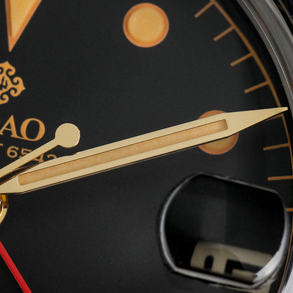 IXDAO 6542 Vintage 38MM NH34 GMT 904L Automatic Dive Watch Grey Dial IXDAO Official Watch Store