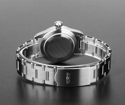 Octopus Kraken OCT-0028 stainless steel bracelet and solid folding clasp detail