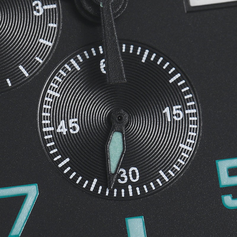 Militado 39mm Sapphire Crystal Pilot Field Chronograph Watch