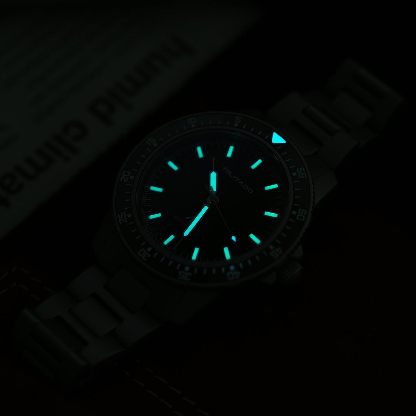 Militado 39.5mm Men Watch VH31 Sweeping Movt ML25