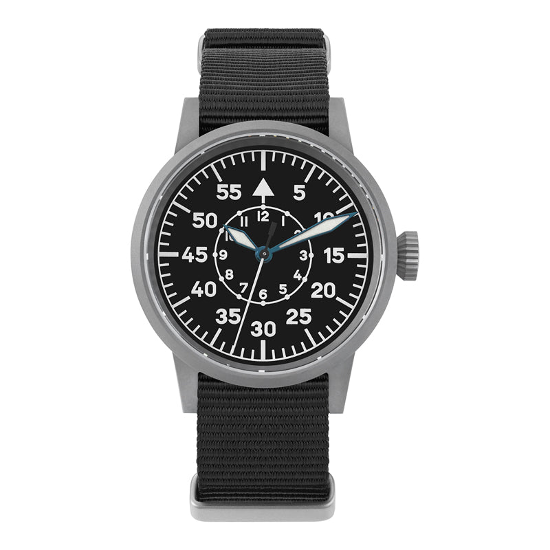 Militado 37mm Sapphire Crystal Retro Flieger Pilot Watch Ml10 V2