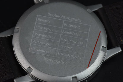 Hruodland 42mm Flieger Big Pilot Watch F013