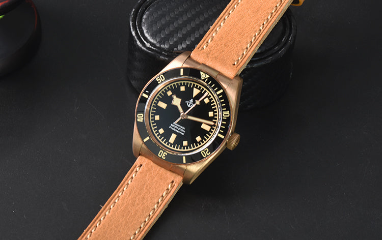 Hruodland 39mm BB58 Retro Bronze Watch F008