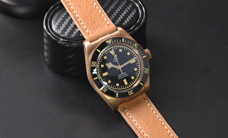Hruodland 39mm BB58 Retro Bronze Watch F008