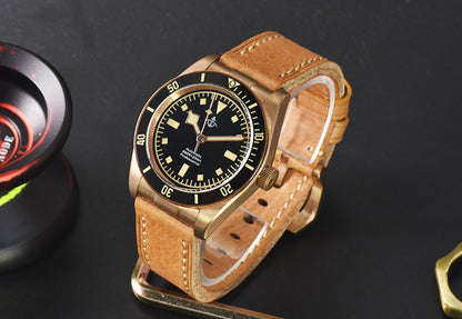 Hruodland 39mm BB58 Retro Bronze Watch F008