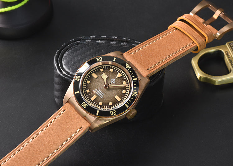 Hruodland 39mm BB58 Retro Bronze Watch F008
