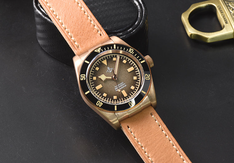 Hruodland 39mm BB58 Retro Bronze Watch F008