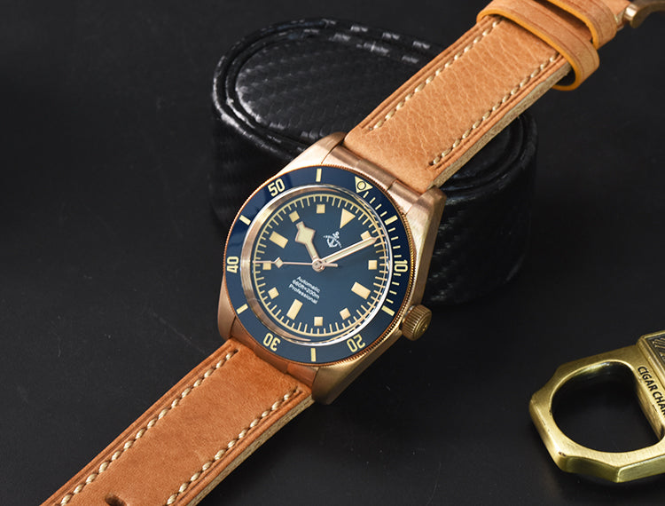 Hruodland 39mm BB58 Retro Bronze Watch F008