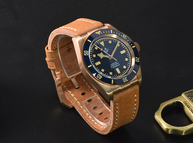 Hruodland 39mm BB58 Retro Bronze Watch F008