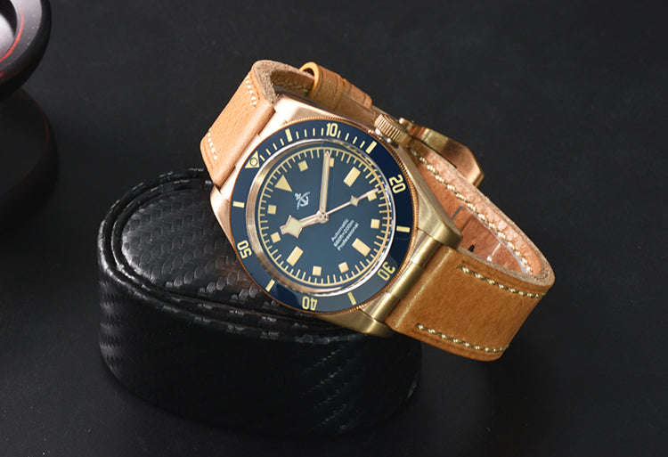 Hruodland 39mm BB58 Retro Bronze Watch F008