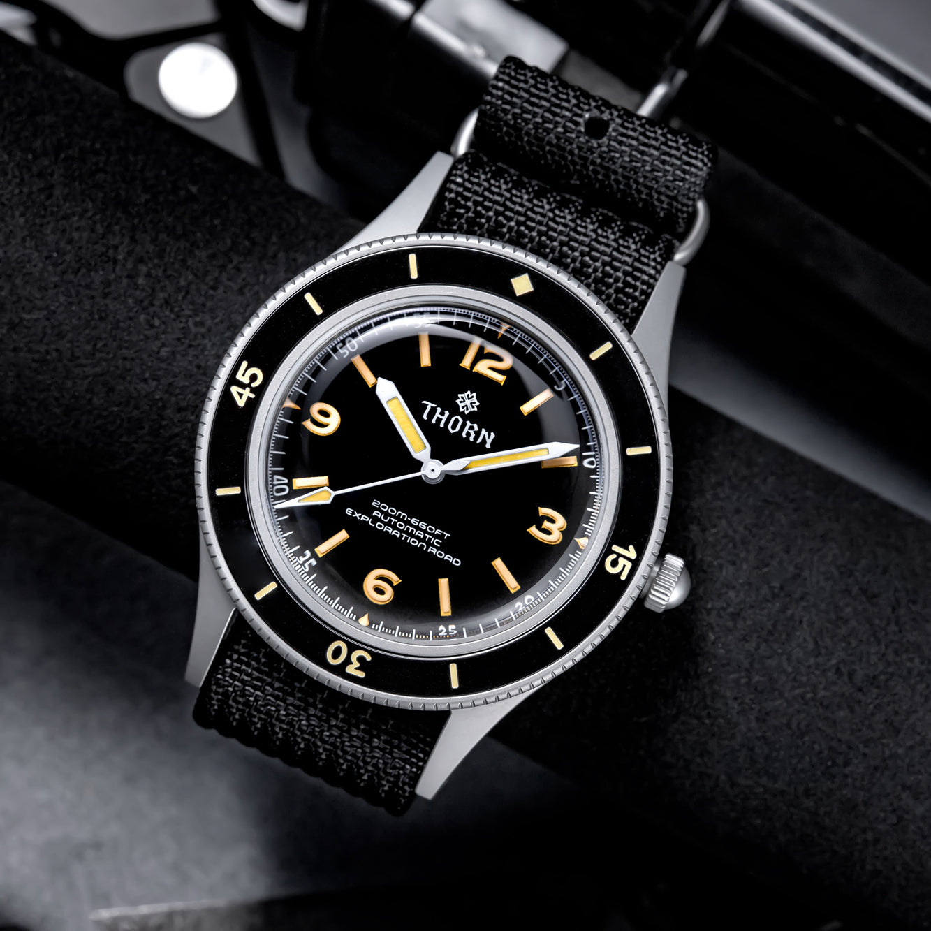 ★Limited Offer★Thorn Vintage Fifty Fathoms Dive Automatic Mechanical Watch