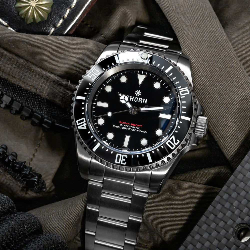 ★Big Sale★Thorn 40.5mm Titanium Sub Diver Automatic Watch