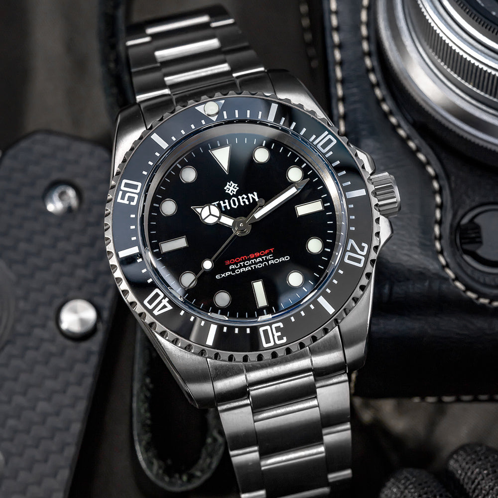 ★Big Sale★Thorn 40.5mm Titanium Sub Diver Automatic Watch