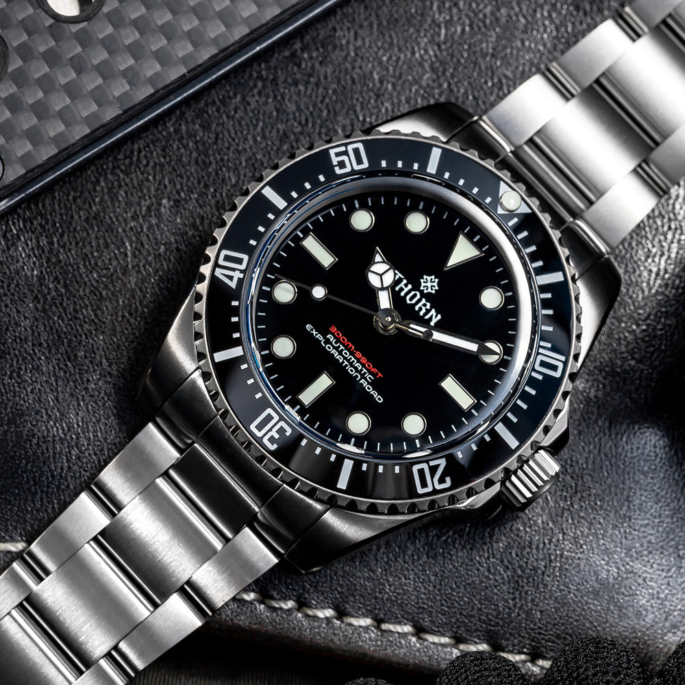 ★Big Sale★Thorn 40.5mm Titanium Sub Diver Automatic Watch