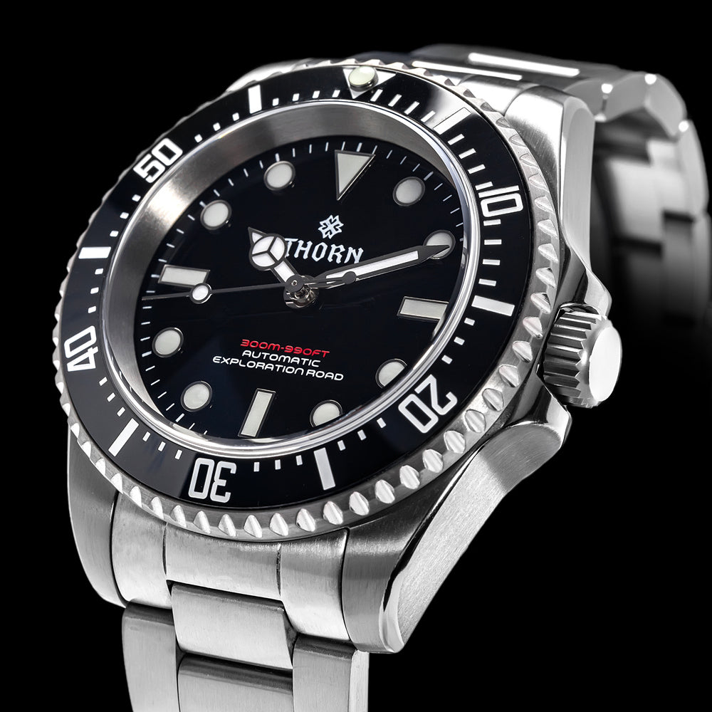 ★Big Sale★Thorn 40.5mm Titanium Sub Diver Automatic Watch