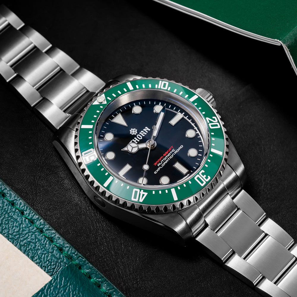 ★Big Sale★Thorn 40.5mm Titanium Sub Diver Automatic Watch