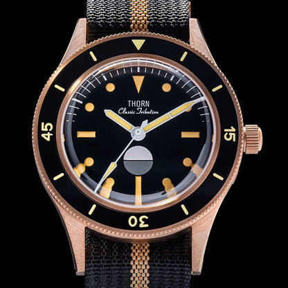 Thorn Vintage 50-Fathoms Bronze Dive Watch