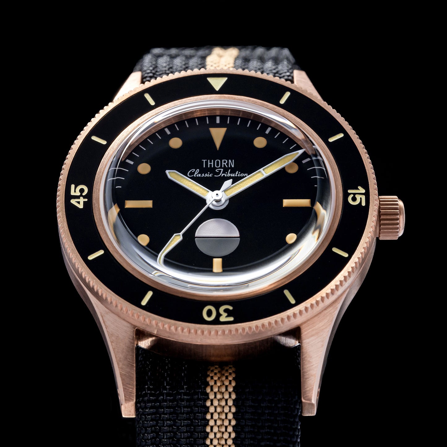 Thorn Vintage 50-Fathoms Bronze Dive Watch