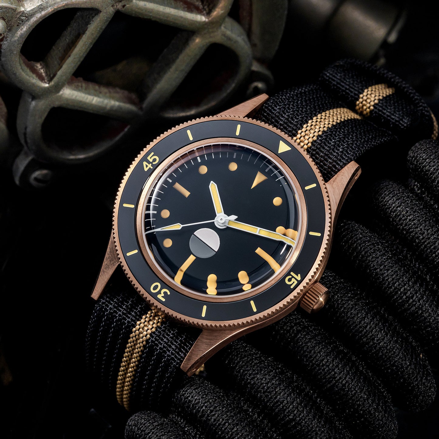Thorn Vintage 50-Fathoms Bronze Dive Watch