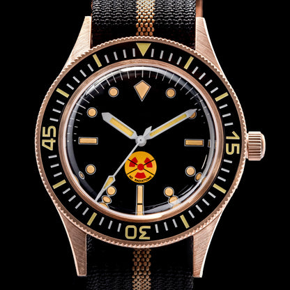 Thorn Vintage 50-Fathoms No-Rad Bronze Dive Watch