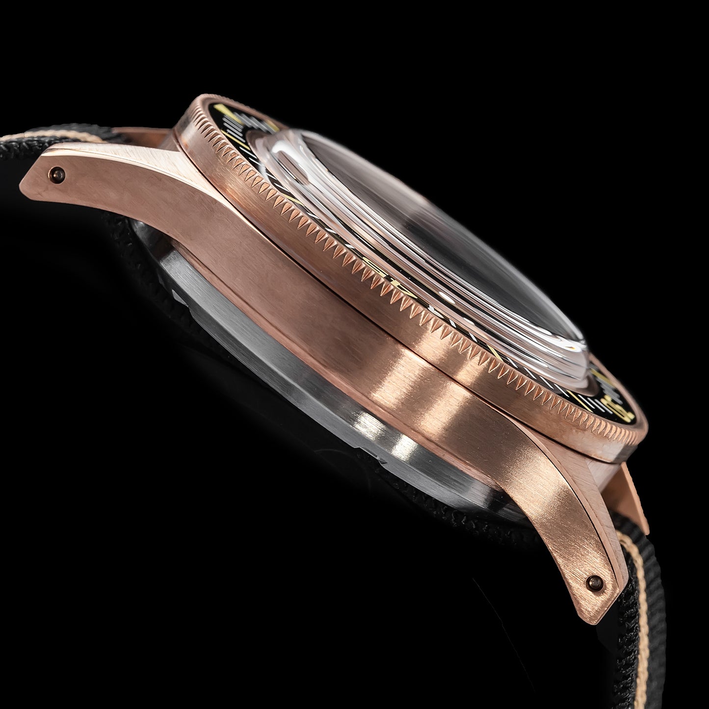 Thorn Vintage 50-Fathoms No-Rad Bronze Dive Watch