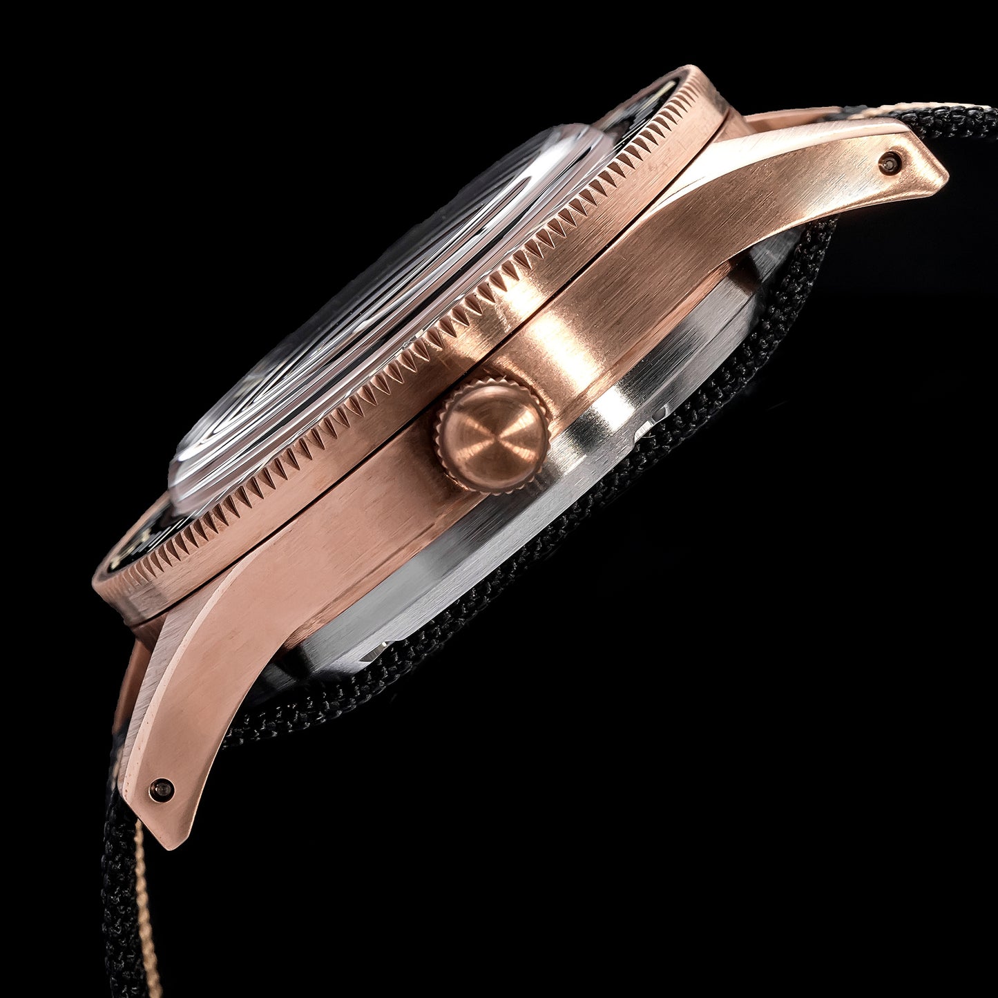 Thorn Vintage 50-Fathoms No-Rad Bronze Dive Watch